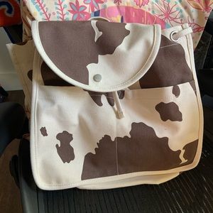 BAGGU Cow Print Backpack